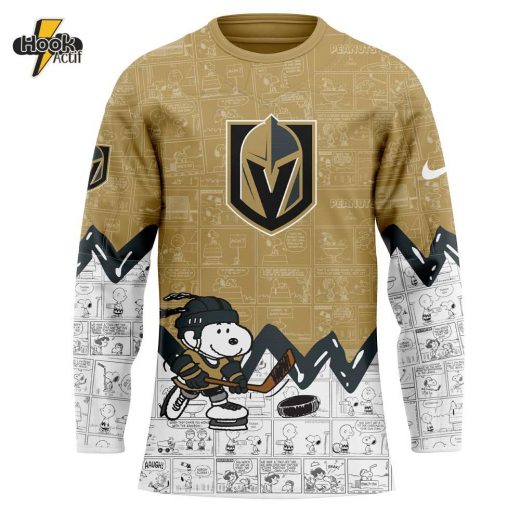 Vegas Golden Knights Anniversary of Peanuts Jersey