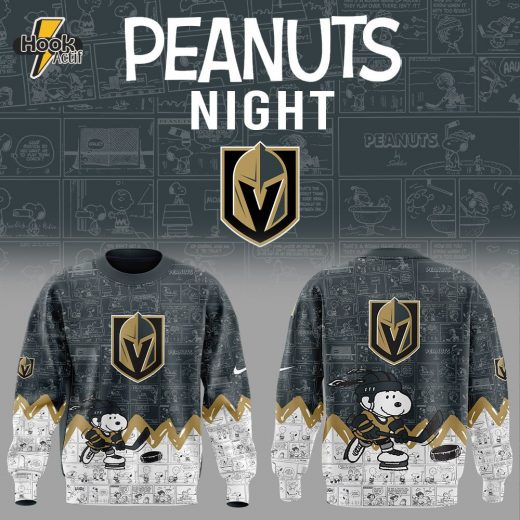 Vegas Golden Knights Anniversary of Peanuts Sweatshirt