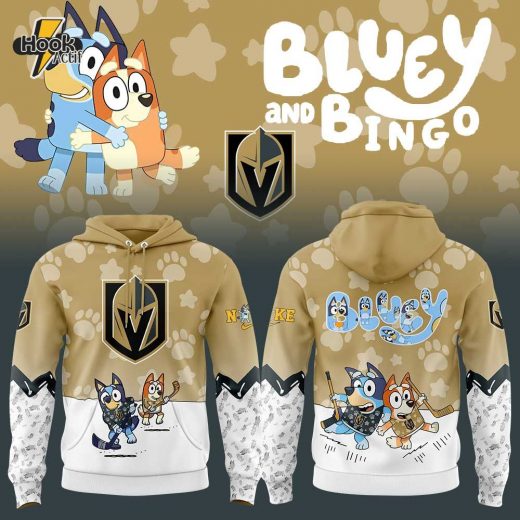 Vegas Golden Knights Bluey and Bingo Hoodie