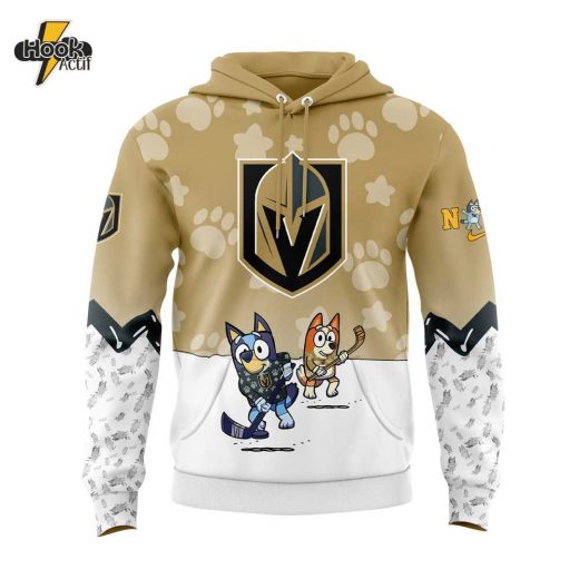 Vegas Golden Knights Bluey and Bingo Hoodie