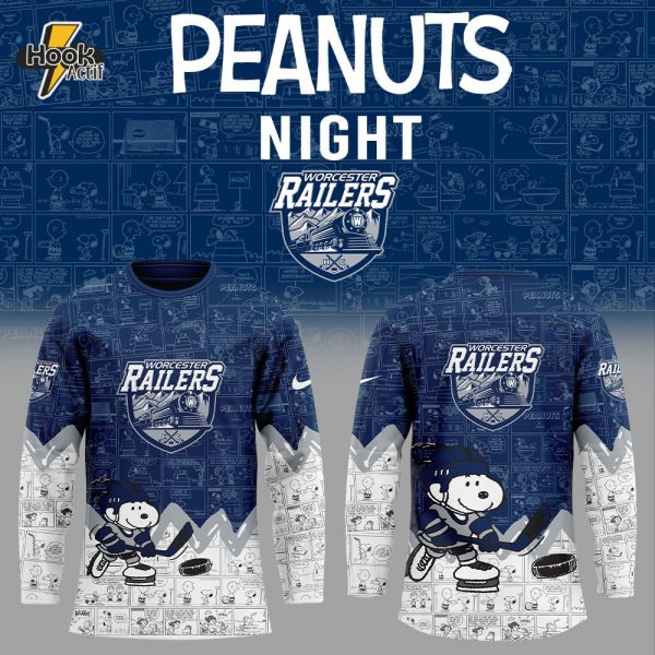 Worcester Railers 75th Anniversary of Peanuts Jersey
