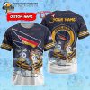 AFL Melbourne Demons And Bluey Personalized Tshirt – New 2025