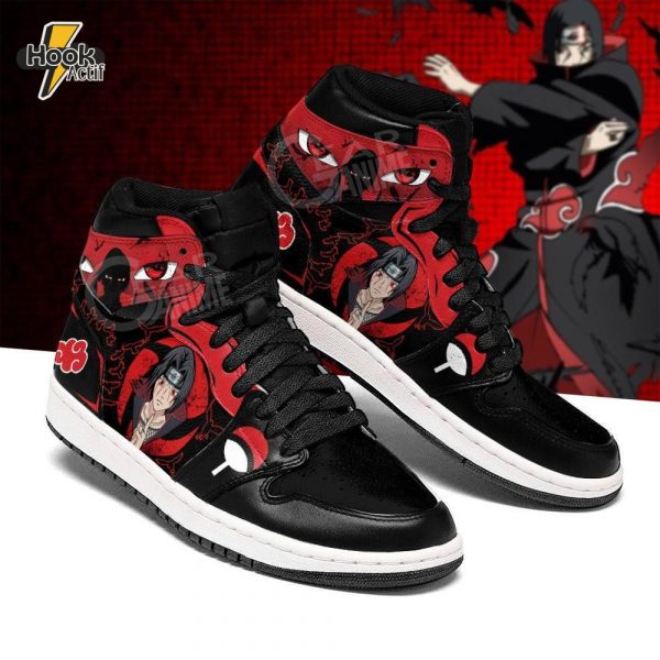 Akatsuki Uchiha Itachi J1s Sneakers Anime – Buy Online at HookActif.com