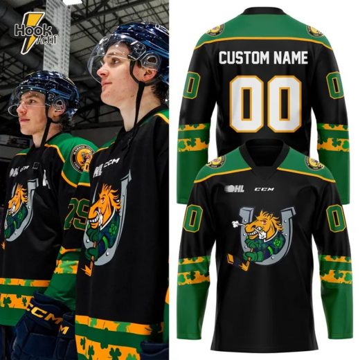 Barrie Colts St Patrick’s Day Jersey 2025