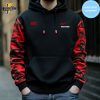 Men’s Custom Camo Hoodie – Blue & Red Edition