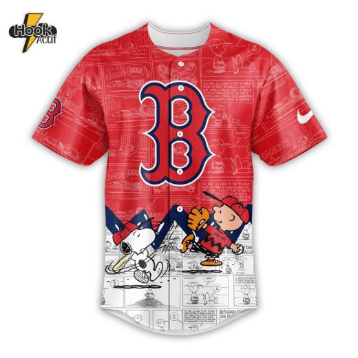 Boston Red Sox 75th Anniversary of Peanuts Jersey