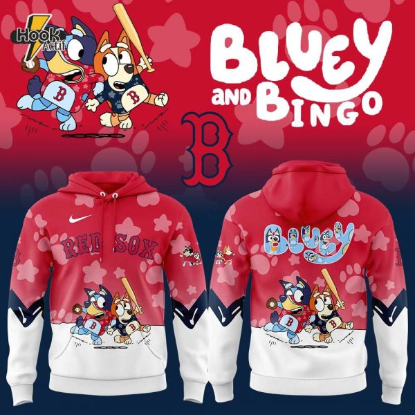 Boston Red Sox Bluey and Bingo Hoodie