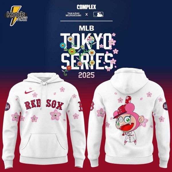 Boston Red Sox Takashi Murakami x MLB World Tour Tokyo Series White Hoodie
