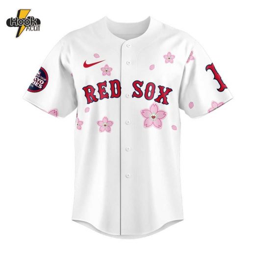 Boston Red Sox Takashi Murakami x MLB World Tour Tokyo Series White Jersey