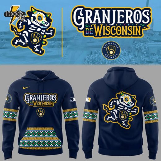 Brewers Baseball Limited Granjeros de Wisconsin 2025 Navy Hoodie