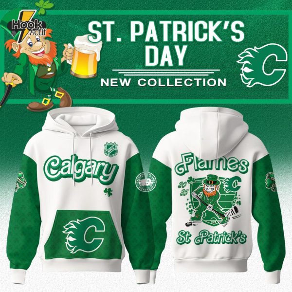 Calgary Flames Special Edition st Patrick’s Hoodie