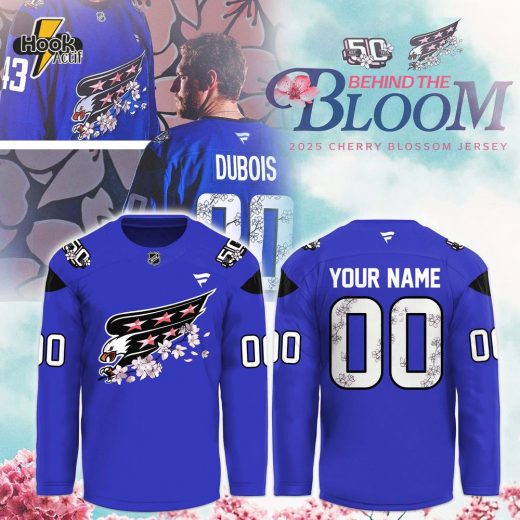 Capitals Unveil Specialty Cherry Blossom Jerseys 50th specialty Blue Hoodie