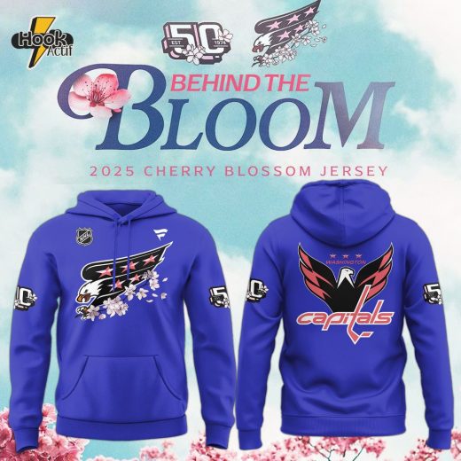 Capitals Unveil Specialty Cherry Blossom Jerseys 50th specialty Black Tshirt