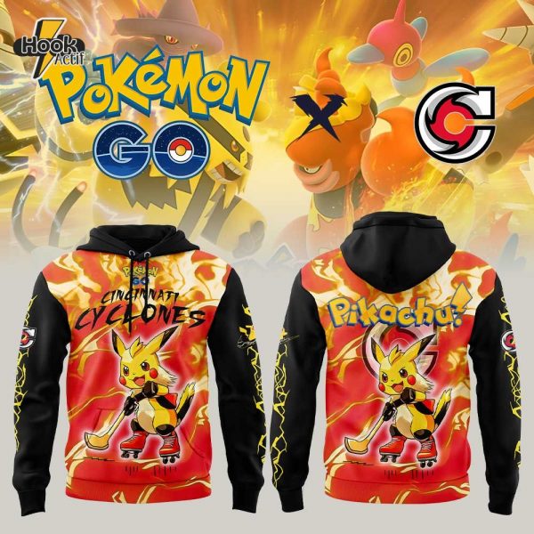 Cincinnati Cyclones x Pokémon GO Hoodie