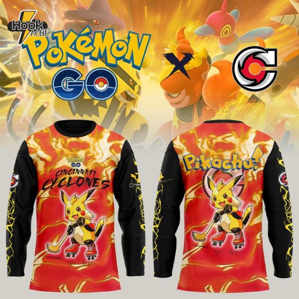 Cincinnati Cyclones x Pokémon GO NHL Jersey