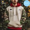 Men’s Custom Camo Hoodie – Blue & Red Edition