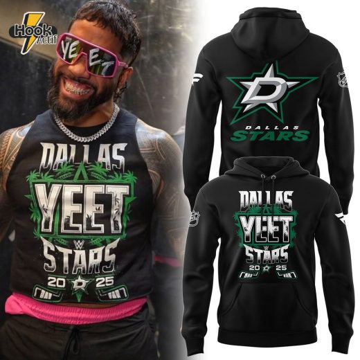 Dallas Stars x Y.E.E.T Black Hoodie – Limited Edition 2025