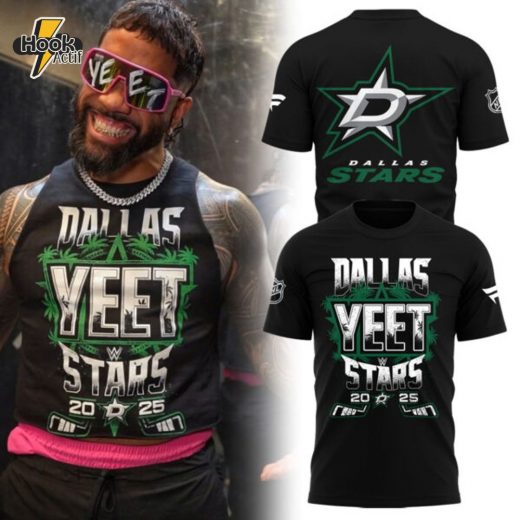 Dallas Stars x Y.E.E.T Black T-Shirt – Limited Edition 2025