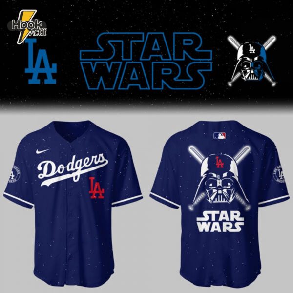 Dodgers Baseball Limited Dodgers x Star Wars 2025 Blue Jersey