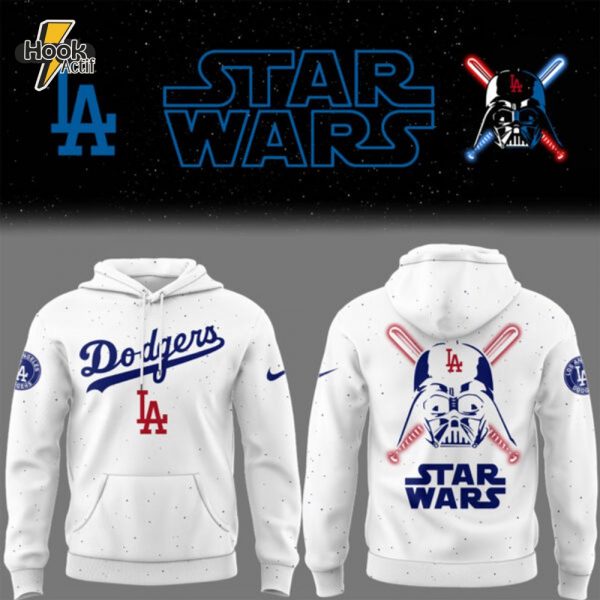 Dodgers Baseball Limited Dodgers x Star Wars 2025 White Hoodie
