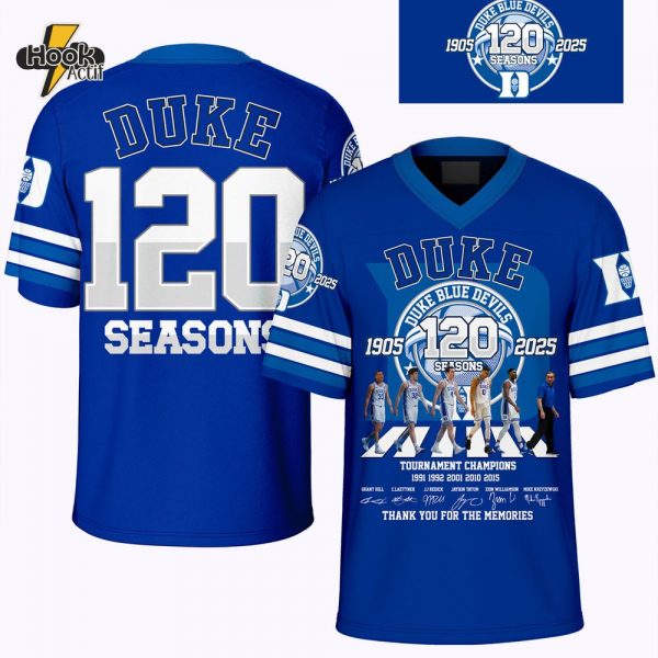 Duke Blue Devils 120th Anniversary Commemorative Jersey