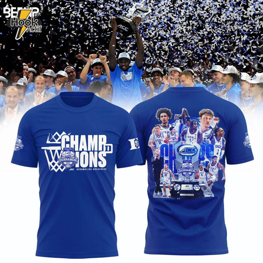 Duke Blue Devils 2025 ACC Champions Shirt – Limited Edition Basketball Merch Duke Blue Devils 2025 ACC Champions Shirt – Limited Edition Basketball Merch