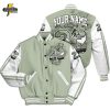 Dunkare Seafoam Sail 4s Varsity Jacket – Friday Sneaker Stress Letterman Jacket