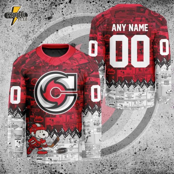 ECHL Cincinnati Cyclones Peanuts 75th Anniversary Premium Hockey Jersey