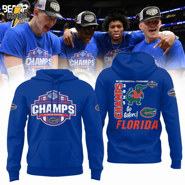 Florida Gators 2025 SEC Men’s Basketball Conference Tournament Champions Hoodie