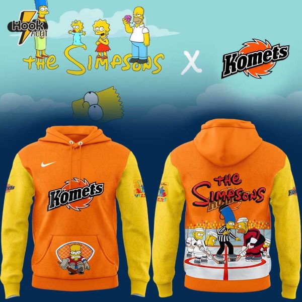Fort Wayne Komets x 35th The Simpsons Hoodie