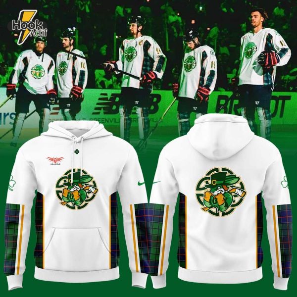 Greenville Swamp Rabbits St. Patrick's Day Uniform Hoodie