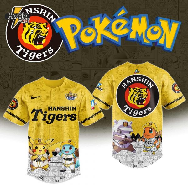 Hanshin Tigers x Pokémon Go 2025 Limited Edition Jersey