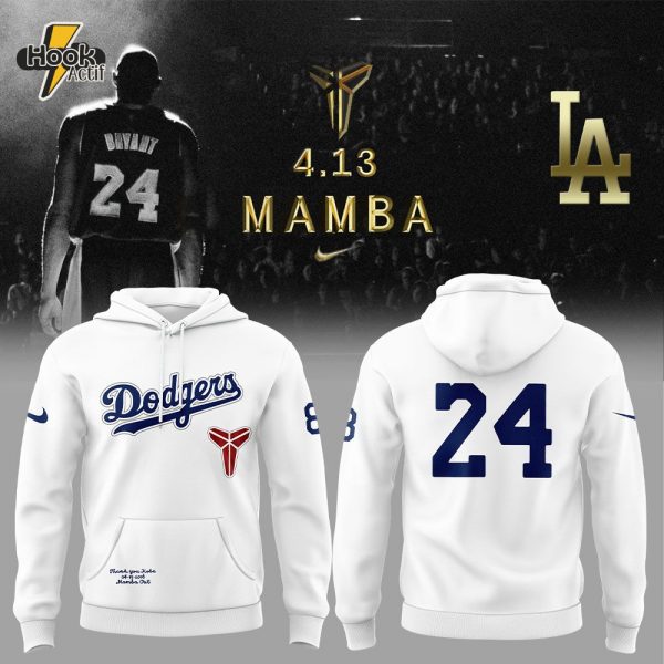 A Kobe Bryant × Nike Mamba x Dodgers Hoodie Limited Edition