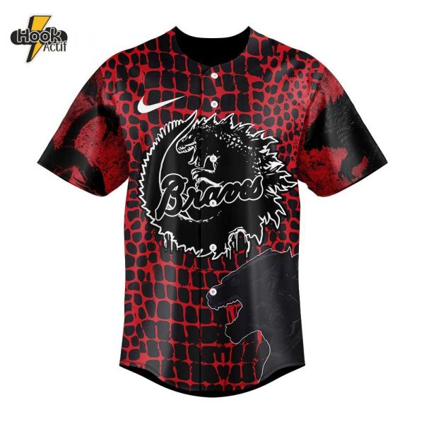 Atlanta Braves x Godzilla Baseball Jersey – Buy Online at HookActif.com