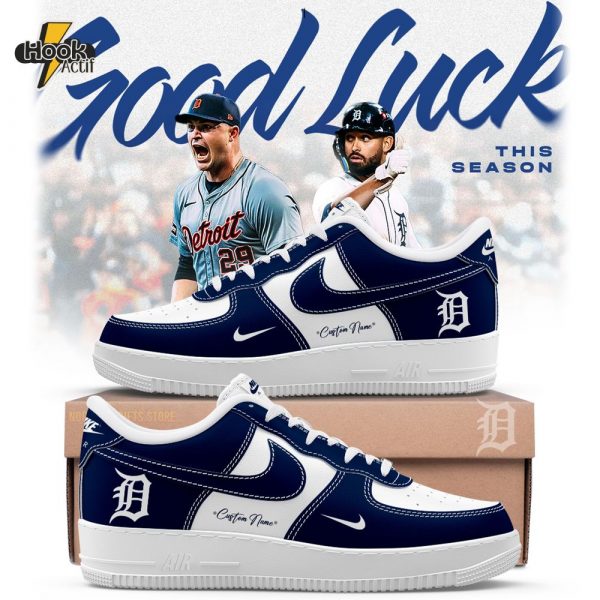 Detroit Tigers Custom Name For Fans AF1 Shoes