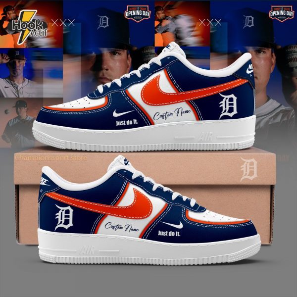 Detroit Tigers Custom Name For Fans AF1 Shoes V2
