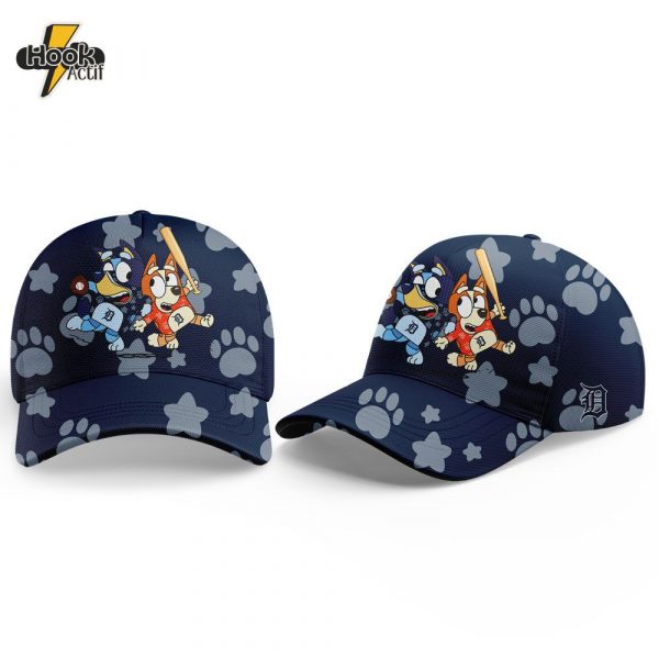 Detroit Tigers x Bluey and Bingo Cap