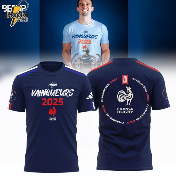 France Rugby Six Nations 2025 Champions Shirt V2
