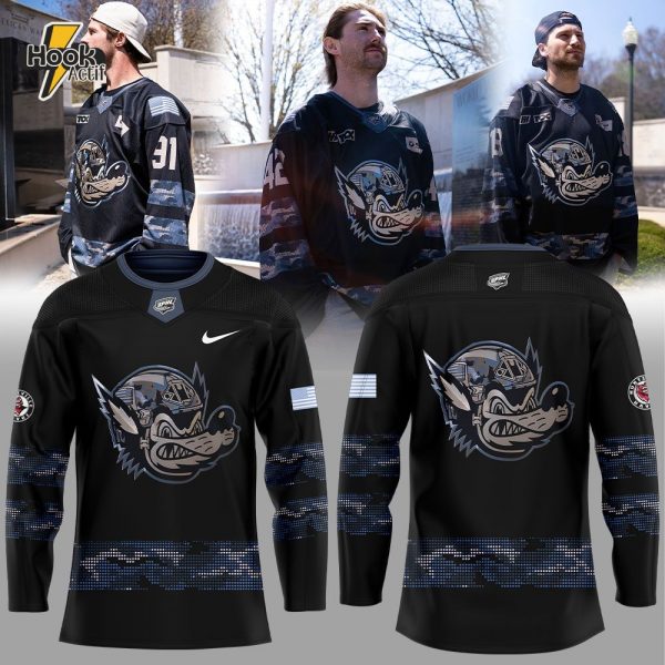 Huntsville Havoc Military Night jerseys Custom Name Number For Fans Jersey