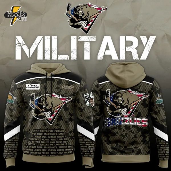Limited Edition Grizzlies x Military 2025 Hoodie