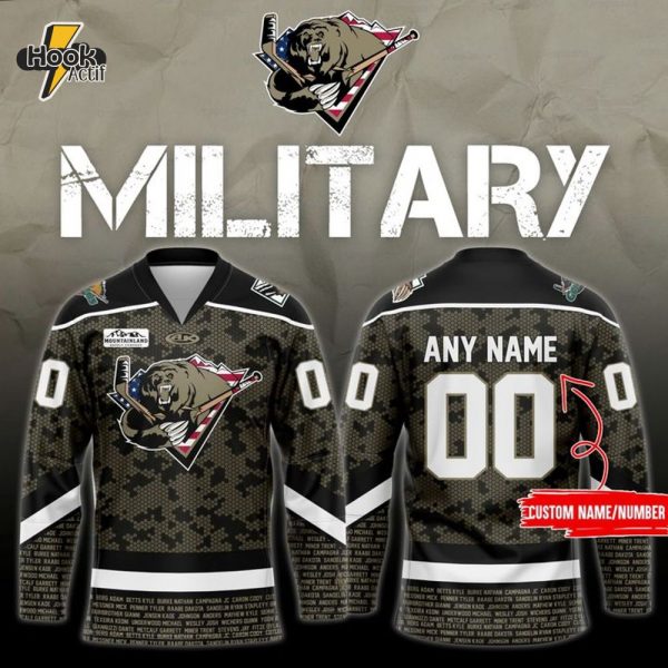 Limited Edition Grizzlies x Military 2025 NHL Jersey