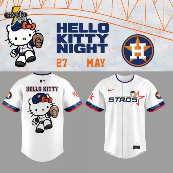 Limited Edition Houston Astros The Next Frontier x Hello Kitty Jersey 2025