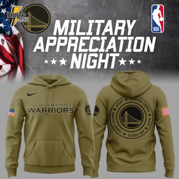 Limited Edition Warriors x Military Appreciation Night 2025 Hoodie