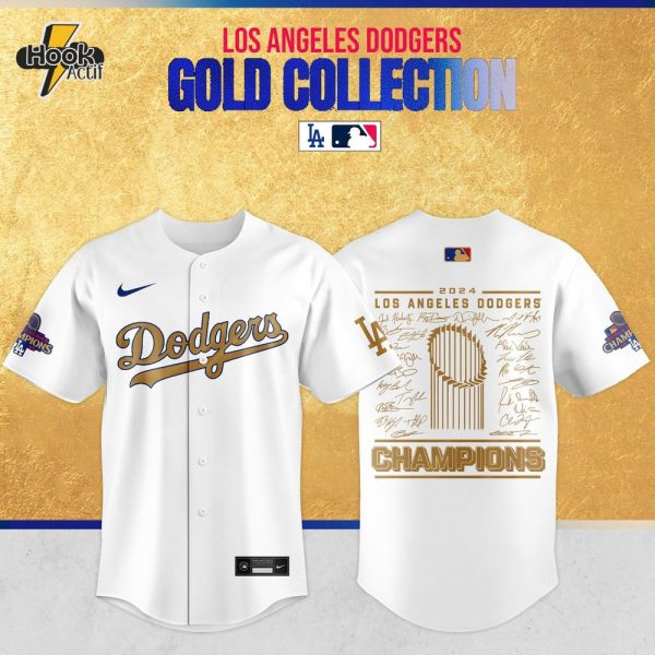 Los Angeles Dodgers Gold Collection 2025 Roster Jersey
