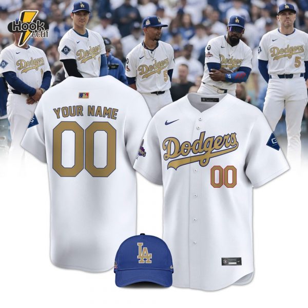 Los Angeles Dodgers MLB 2025 Gold Jersey Editions Limited