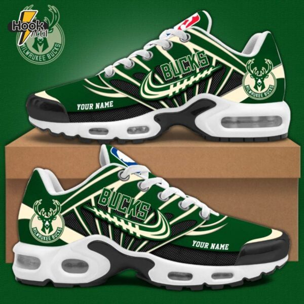 Milwaukee Bucks Personalized Air Max Plus Sneakers