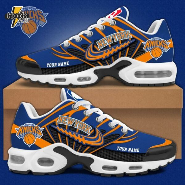New York Knicks Personalized Air Max Plus Sneakers