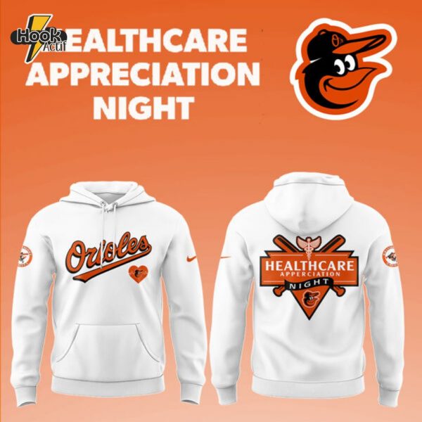 Orioles x Healthcare Appreciation White Hoodie