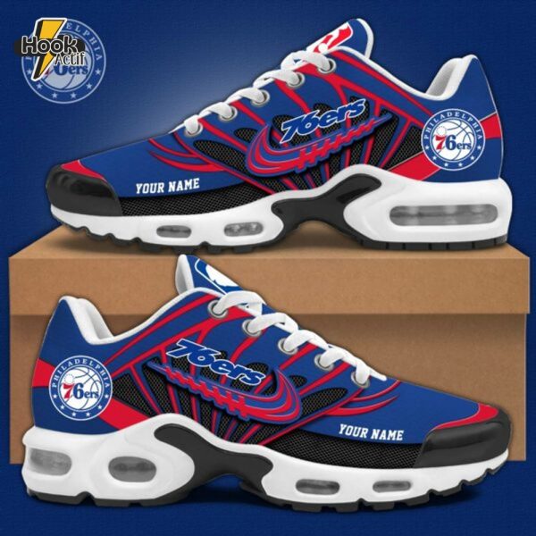 Philadelphia 76ers Personalized Air Max Plus Sneakers
