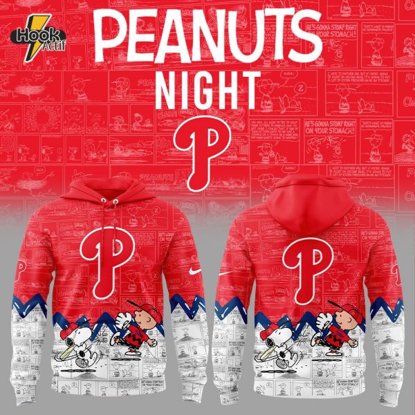 Philadelphia Phillies 75th Anniversary of Peanuts Hoodie